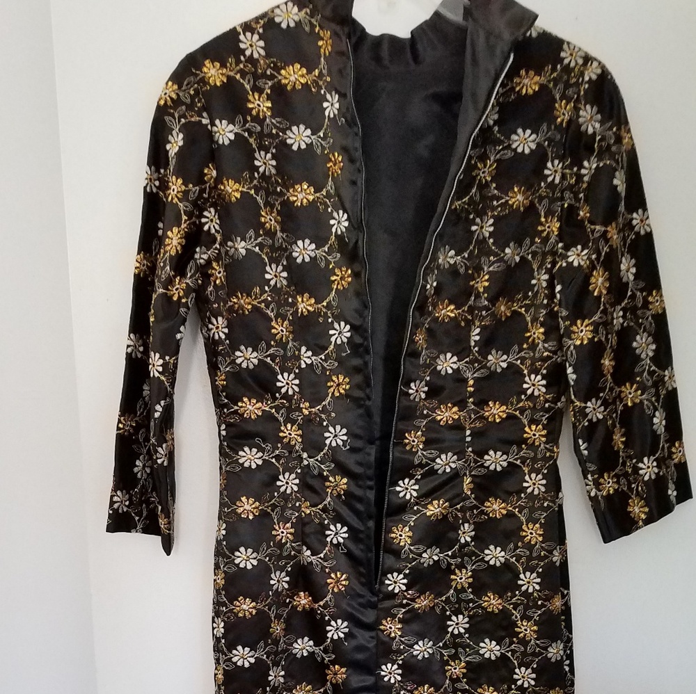 2 piece dress with coat